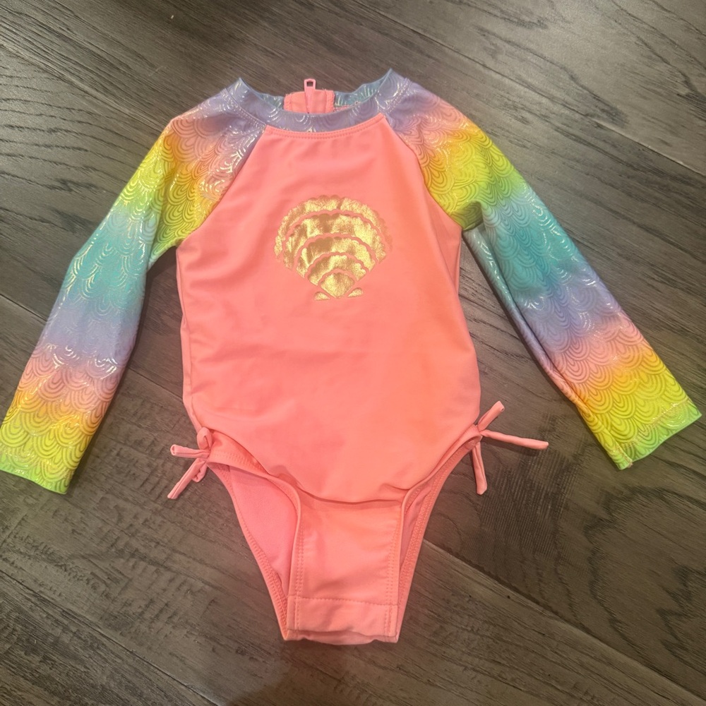 Cat & Jack infant‎ swimsuit seashell 18m